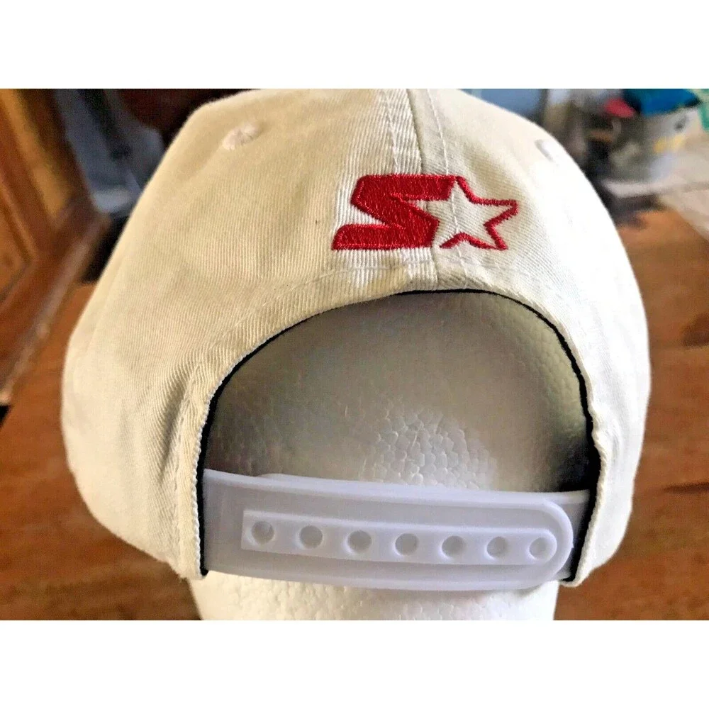 Maryland Terrapins Baseball Hat Terps Snapback Red White Starter Cap University